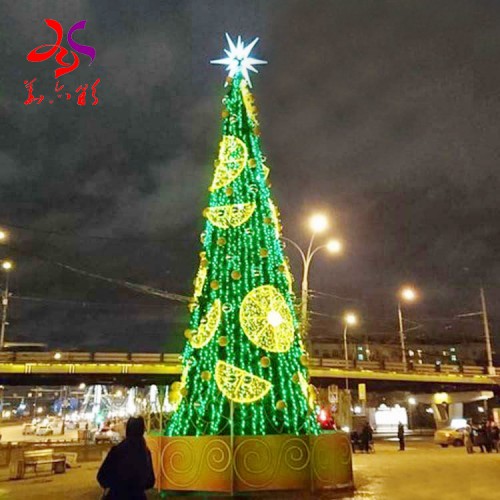 led圣诞树圣诞灯饰价格大型圣诞树仿真造型灯生产厂家