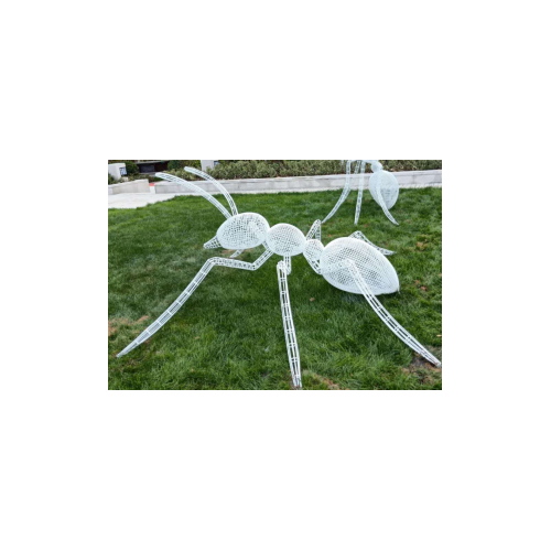不锈钢雕塑摆件售楼中心园林装饰可定制 不锈钢大蚂蚁