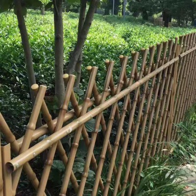 江苏不锈钢仿竹护栏厂，仿竹节管护栏，景区园林别墅花园篱笆护栏