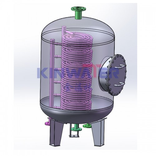 定制浮动盘管容积式换热器 导流型容积式换热器